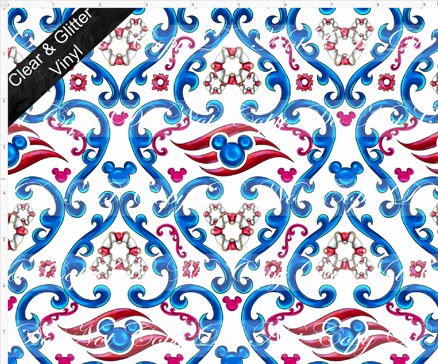 Cruise into Magic-Coordinate-demask-CLEAR & GLITTER VINYL-small scale