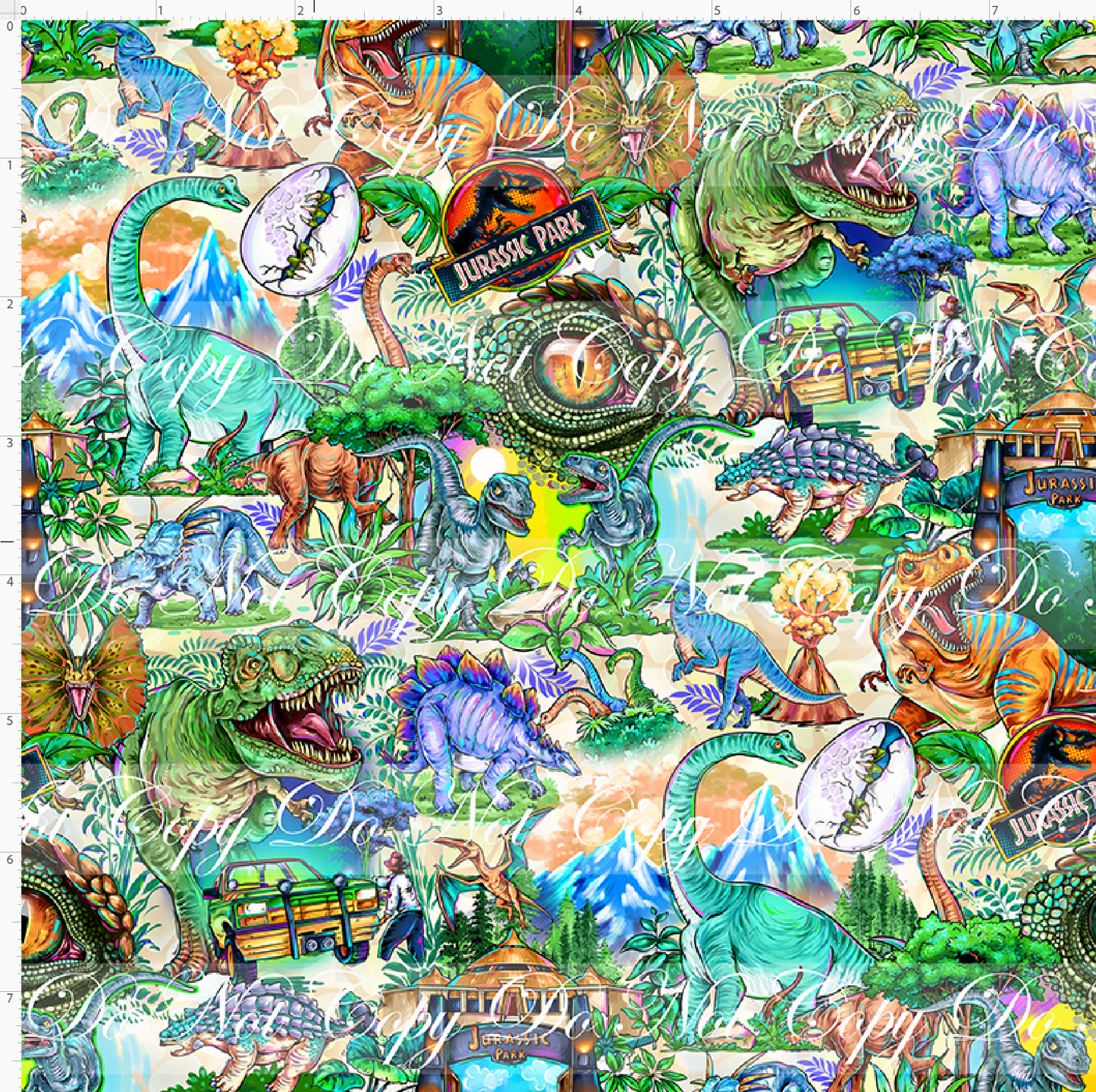 Dino Expedition - Main - tan - small scale