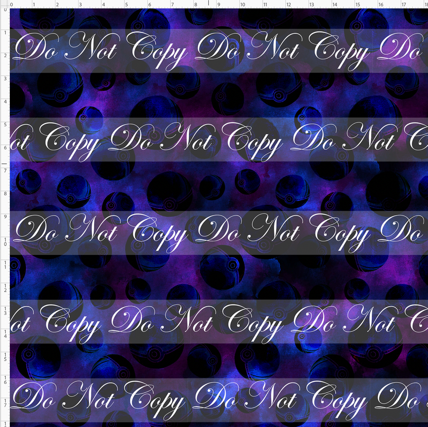 Elemental Critters - Blue purple - background