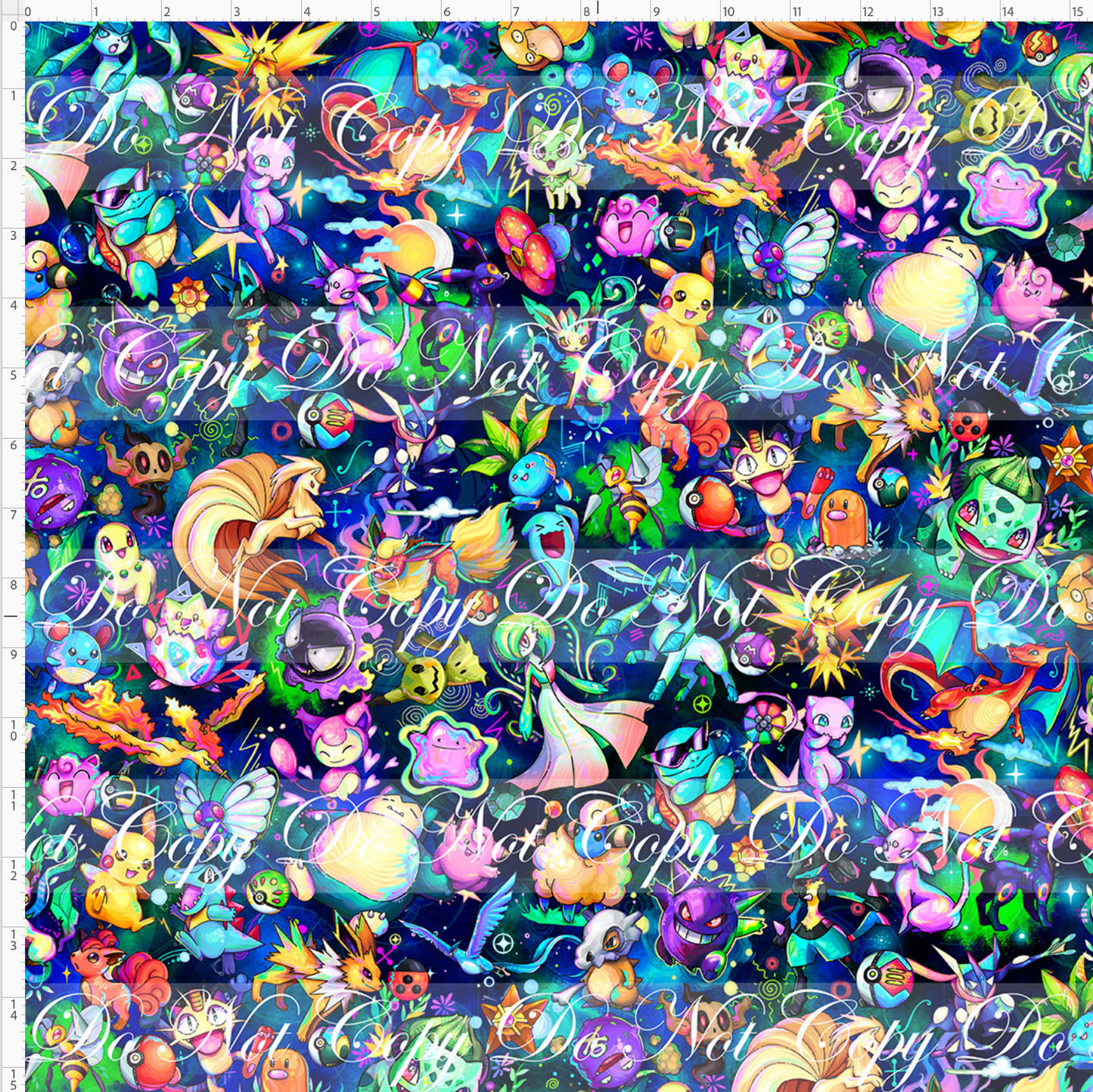 Elemental Critters - Main - Blue green - regular scale