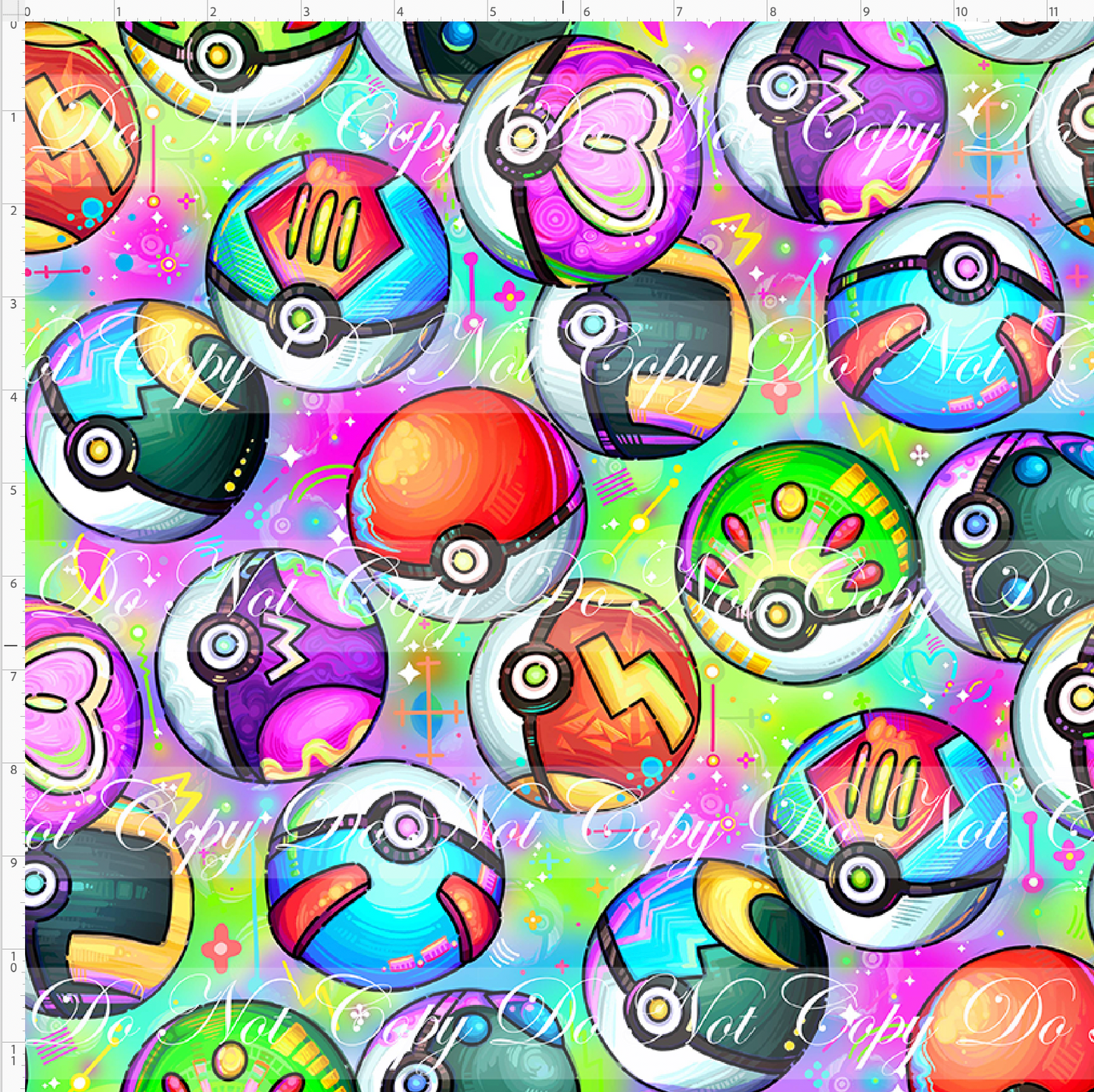 Elemental Critters - poke balls - Background