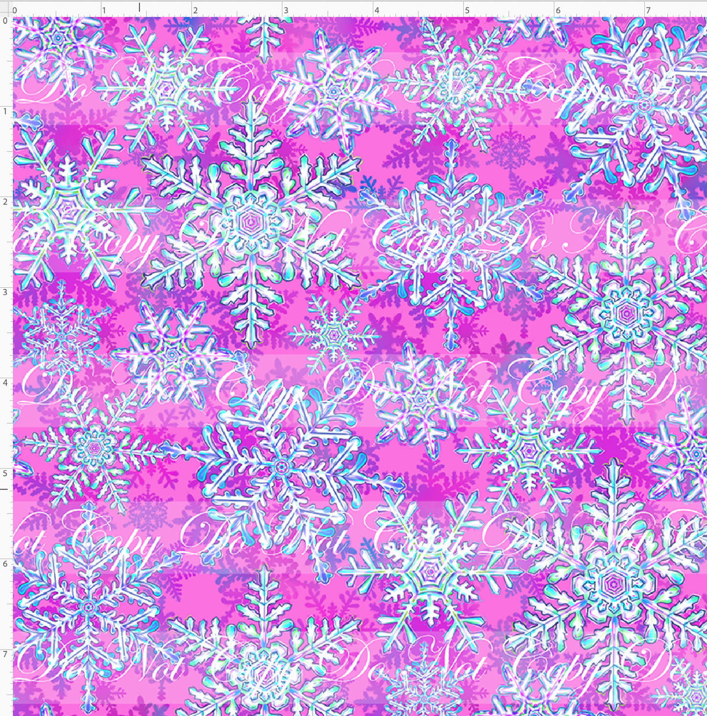 Enchanted Forrest-snowflakes-pink