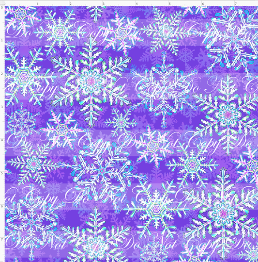Enchanted Forrest-snowflakes-purple