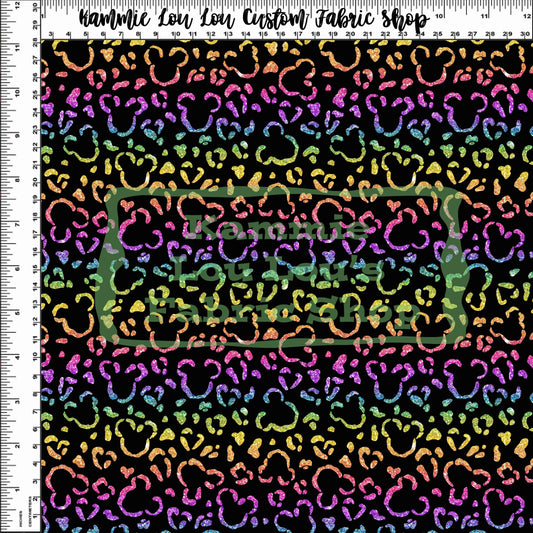 Endless Essentials - Wild Silhouettes - Black with Rainbow Glitter - Small Scale