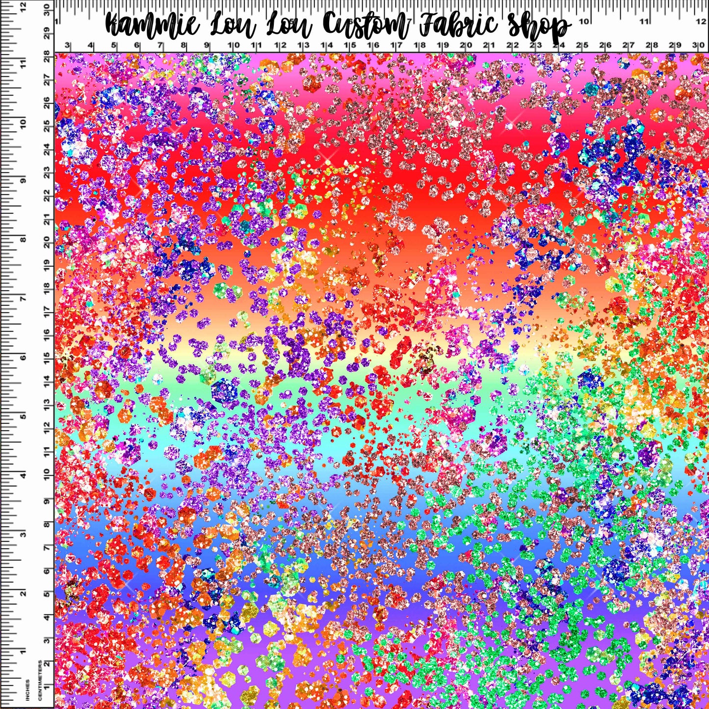 Endless Essentials Color Explosion - Abstract Red Rainbow #5