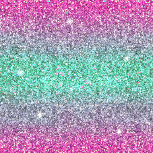 Endless Essentials: Kammieland Glitters - Pink Aqua Ombre