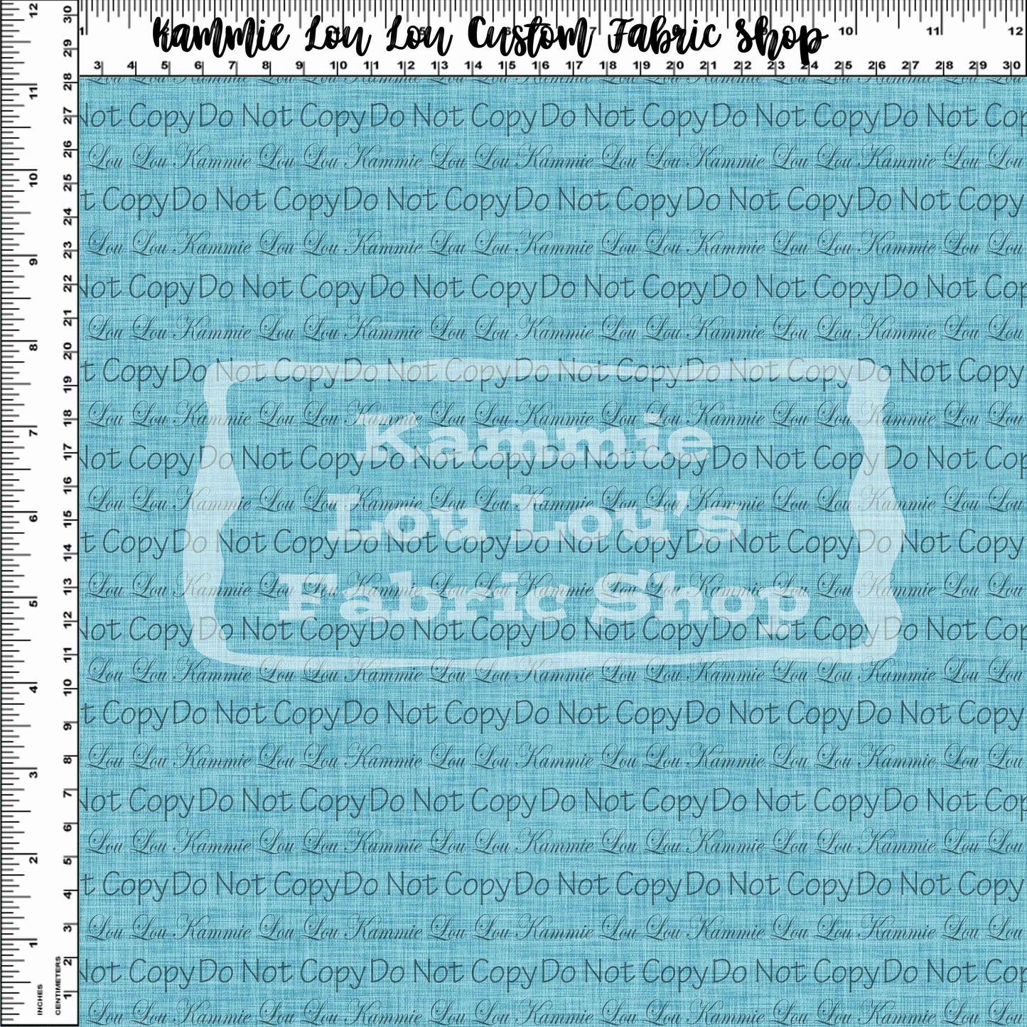 Endless Essentials - Faux Linen - AQUA