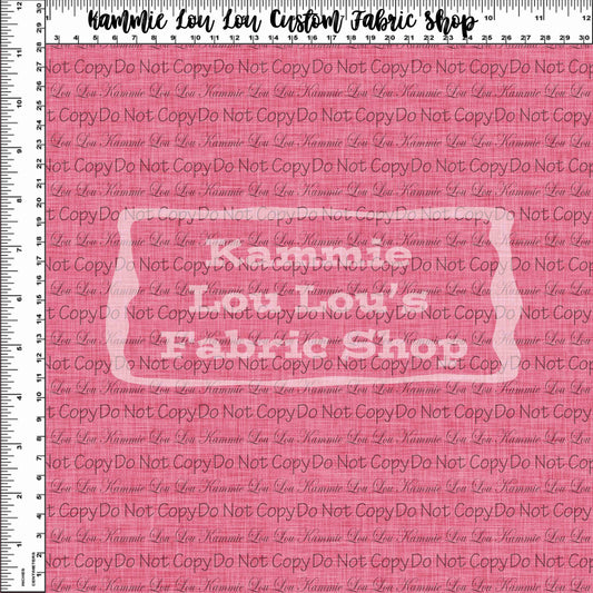 Endless Essentials - Faux Linen - Dark Pink