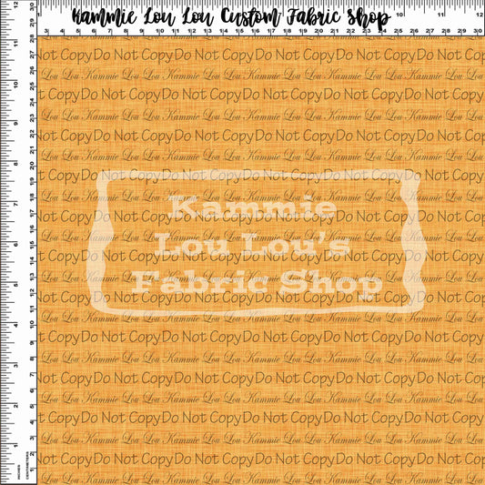 Endless Essentials - Faux Linen - Pumpkin