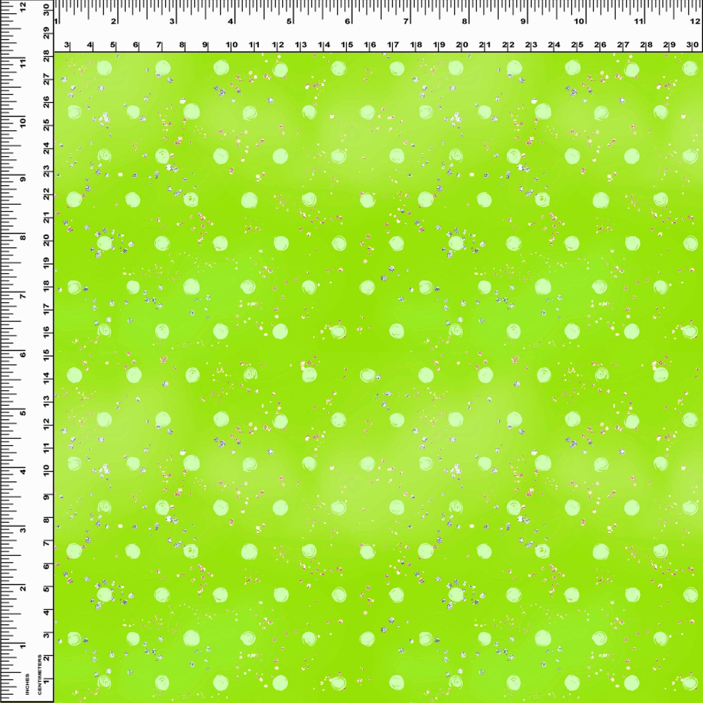 Endless Essentials: Kammieland Most Requested - Watercolor Dots Lime Green