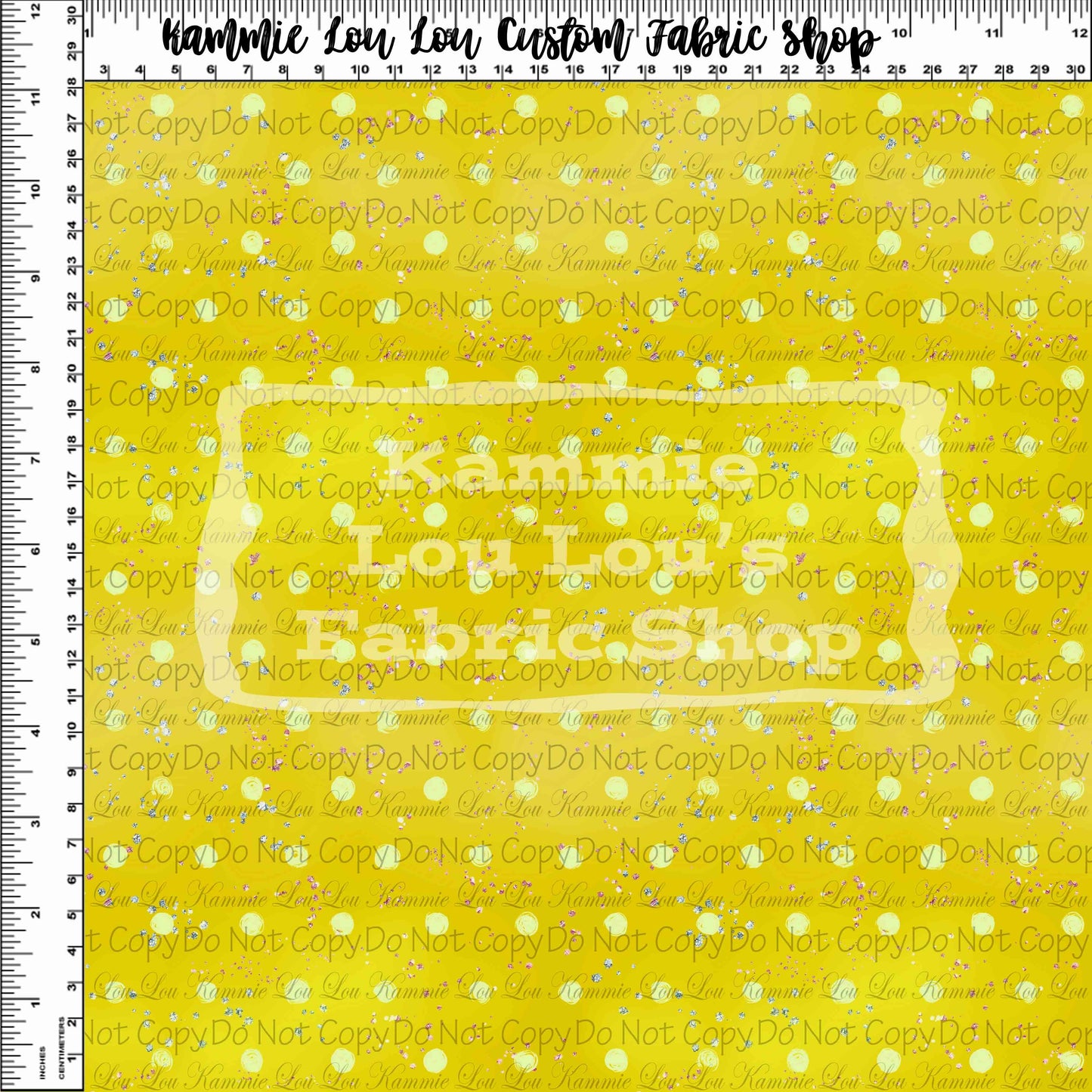 Endless Essentials: Kammieland Most Requested - Watercolor Dots Yellow