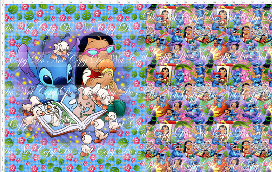 Family Stitches - Childrens Blanket Panel 58W x 36H