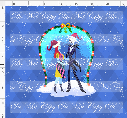 Festive Christmas - Panel - NBC - Cornflower - adult