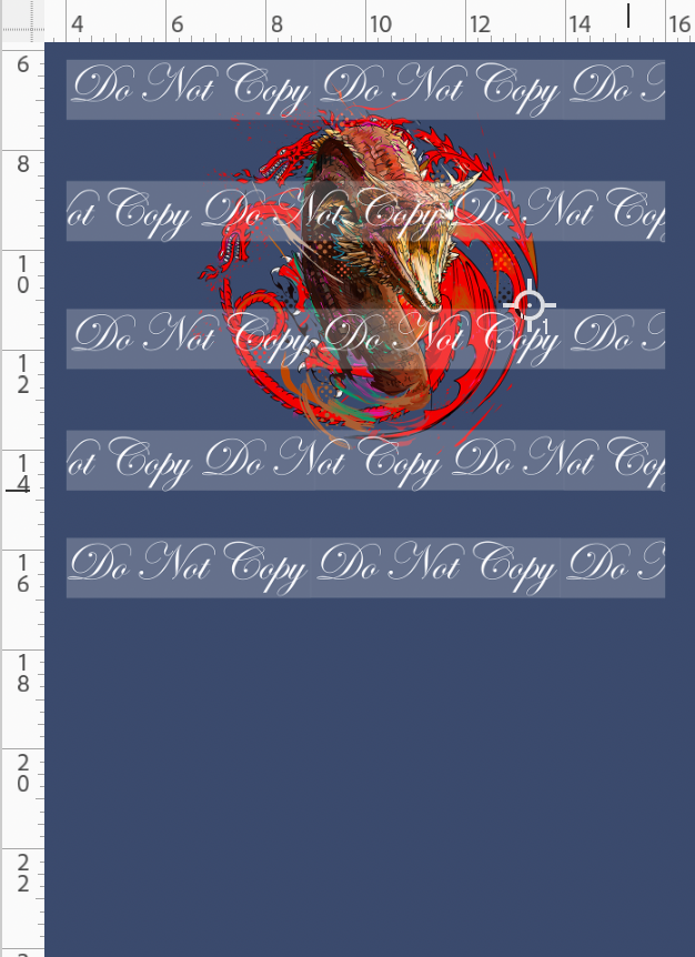 Fire and Blood-Panel-Red Dragon-blue-child