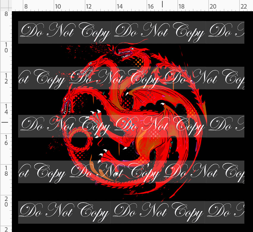 Fire and Blood-Panel-Red Symbol-black-adult