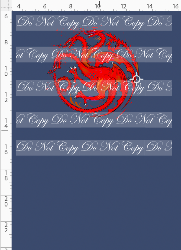 Fire and Blood-Panel-Red Symbol-blue-child