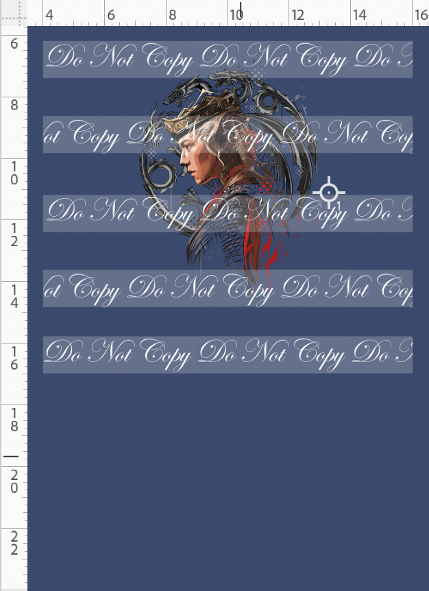 Fire and Blood-Panel-The Black Queen-blue-child