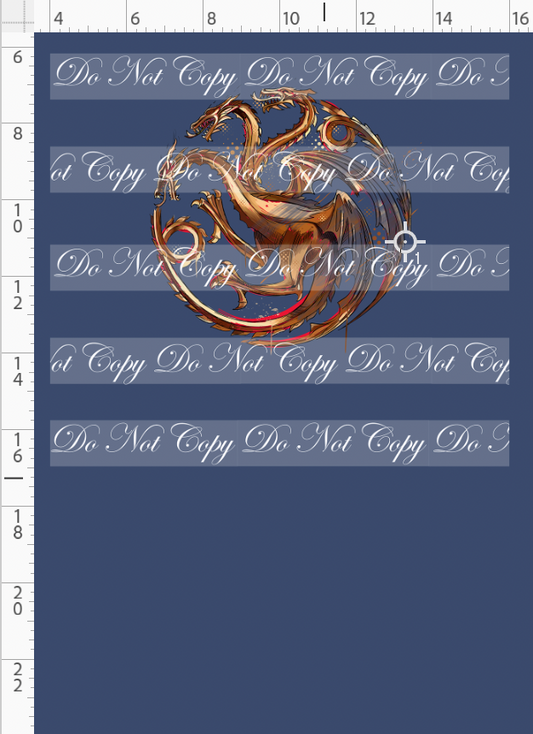 Fire and Blood-Panel-gold symbol-blue-child