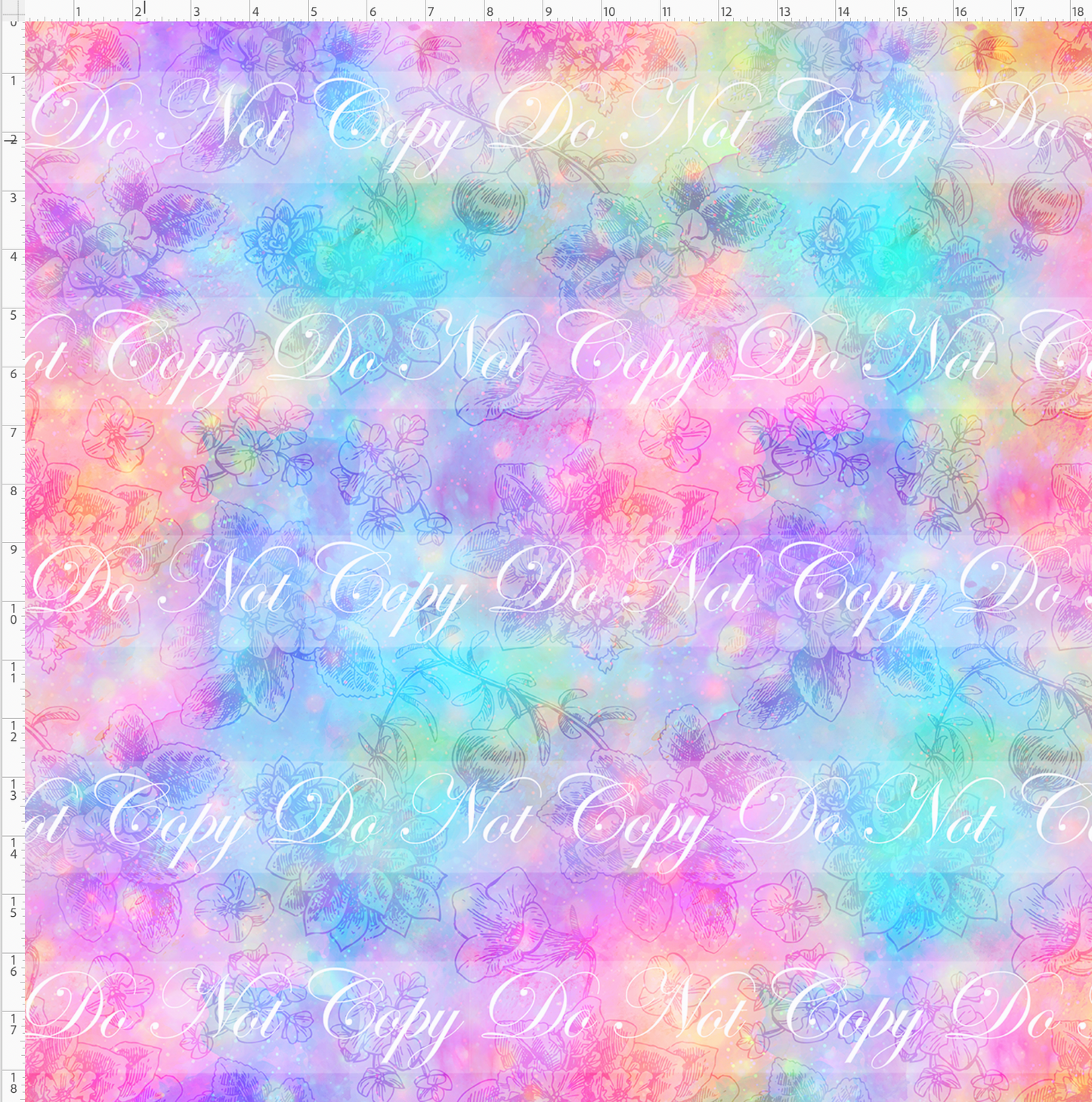 Forever Frozen - background - colorful flowers