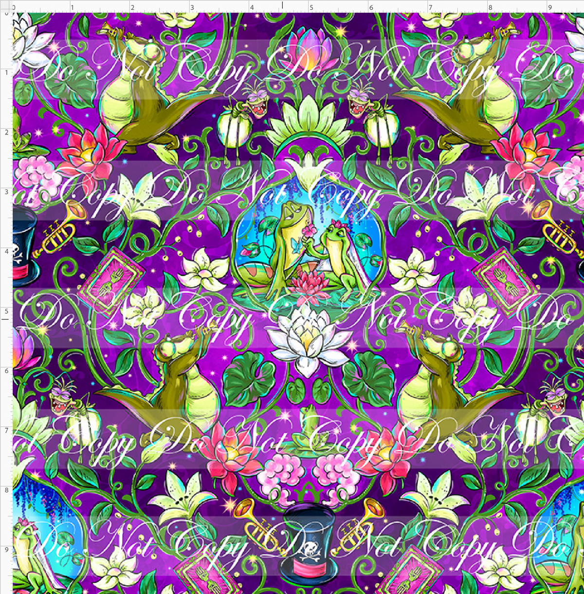 Frogs and Fireflies-Coordinate-Purple