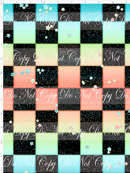 Garden Seed Packet-Mouse and Friends-checkered-black