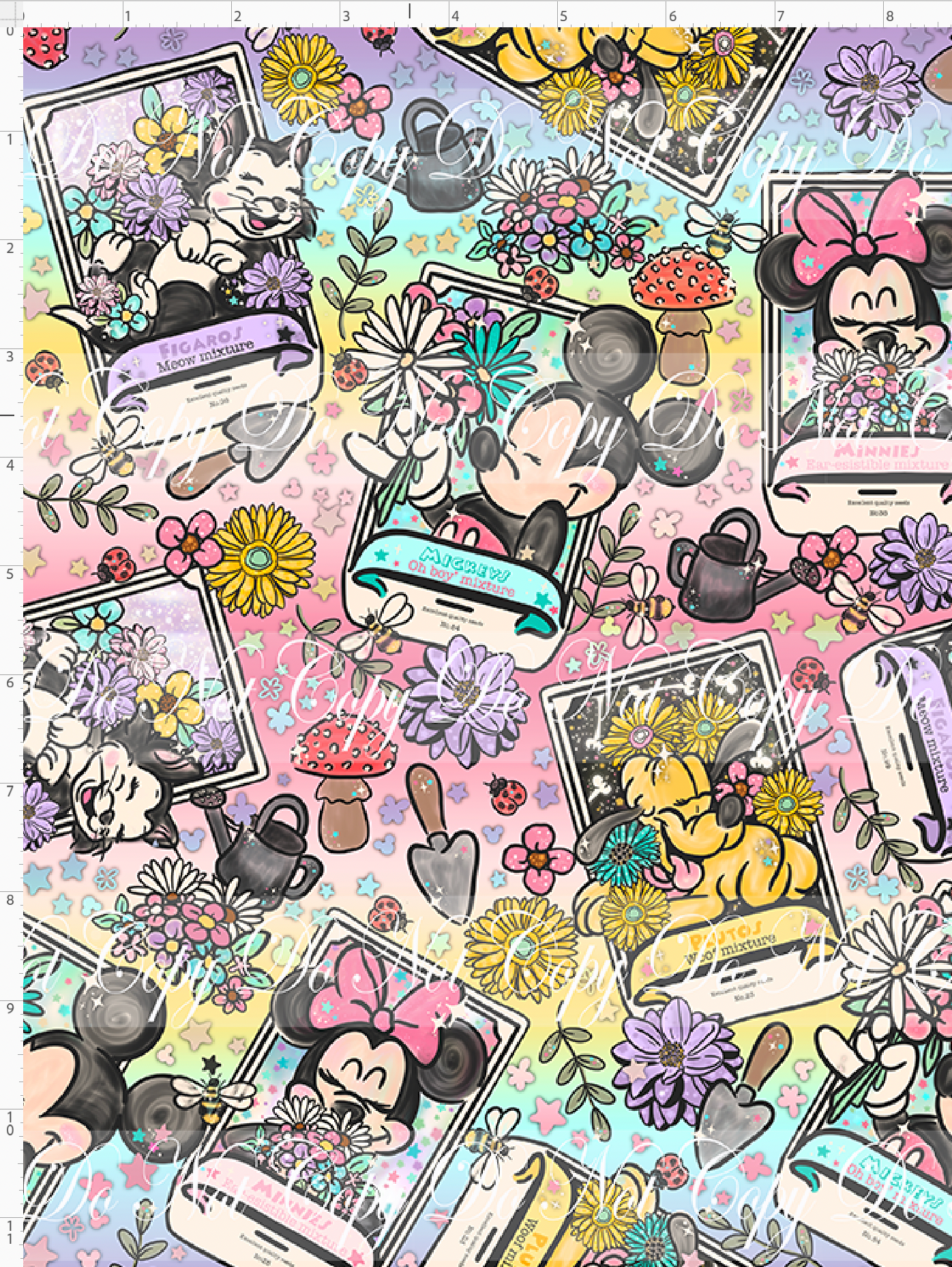 Garden Seed Packet-Mouse and Friends-colorful-regular scale