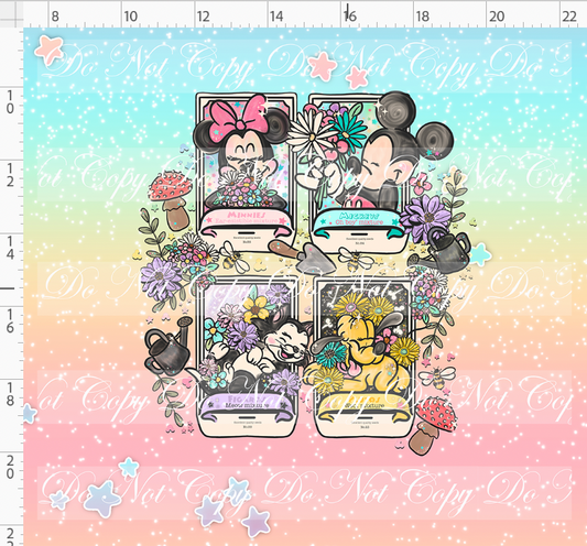 Garden Seed Packet-Mouse and Friends-panel-colorful-adult