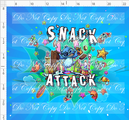 Gingerbread 626-Panel-Attack-Blue-Adult