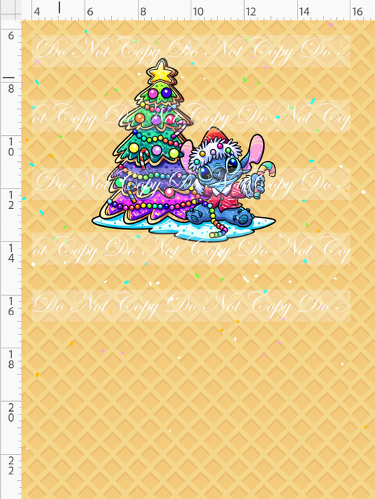 Gingerbread 626-Panel-Christmas tree-waffle-child