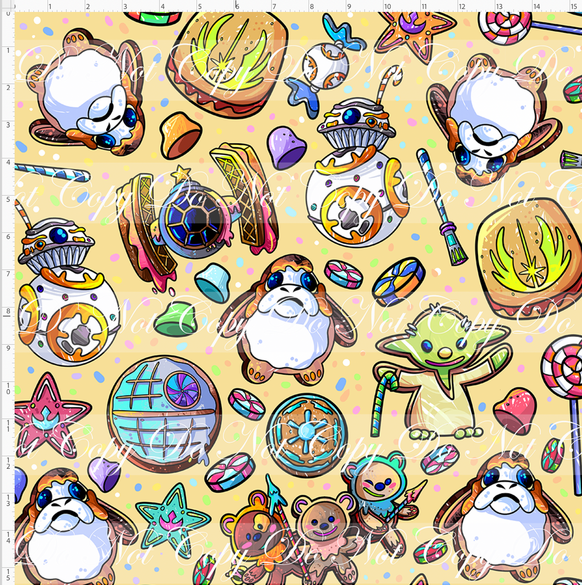 Gingerbread Galaxy - cookie coord - brown - large scale