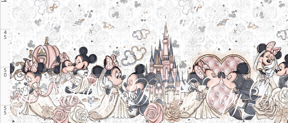 Happily Ever After Wedding-double border