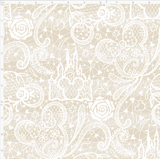 Happily Ever After Wedding-lace-beige white-regular scale