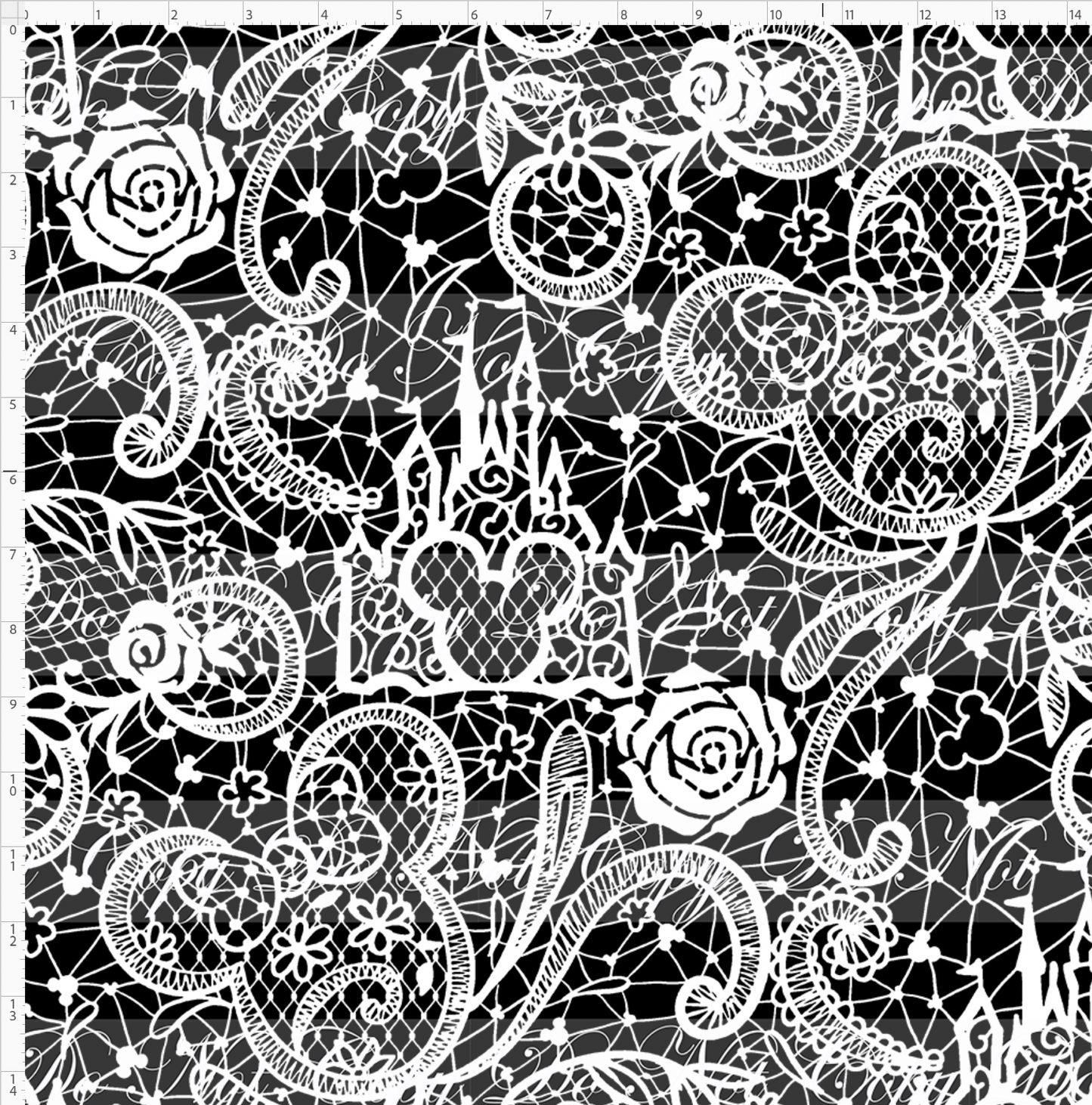 Happily Ever After Wedding-lace-white black-large scale