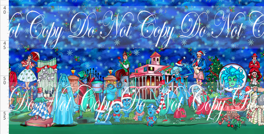 Haunted Christmas - double border