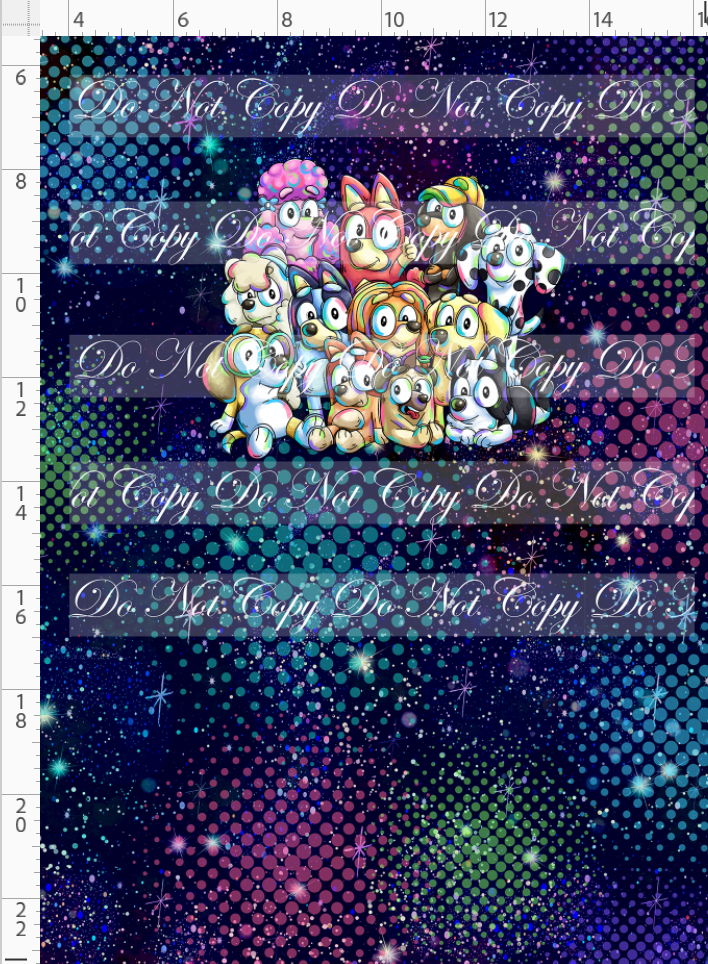 Heeler Hideaway - Panel - Group - Navy - child