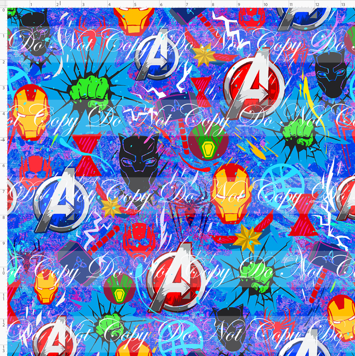 Heroes of Earth - Elements - Blue - Regular scale
