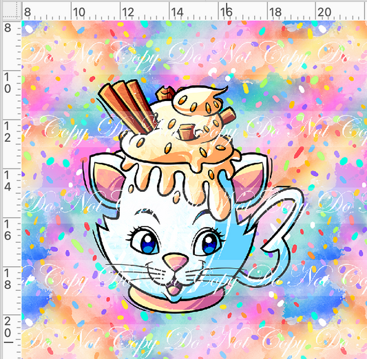 Hot Cocoa-Panel-Colorful-Cat cup-Adult