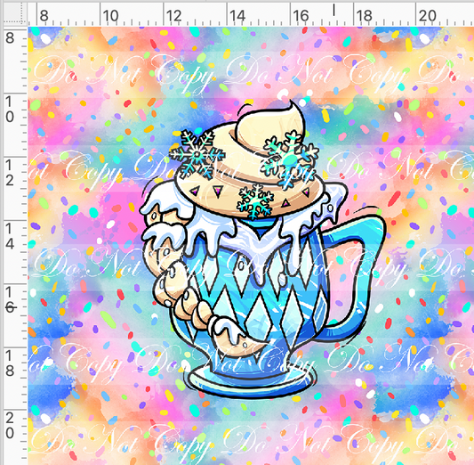 Hot Cocoa-Panel-Colorful-Snow Queen cup-Adult