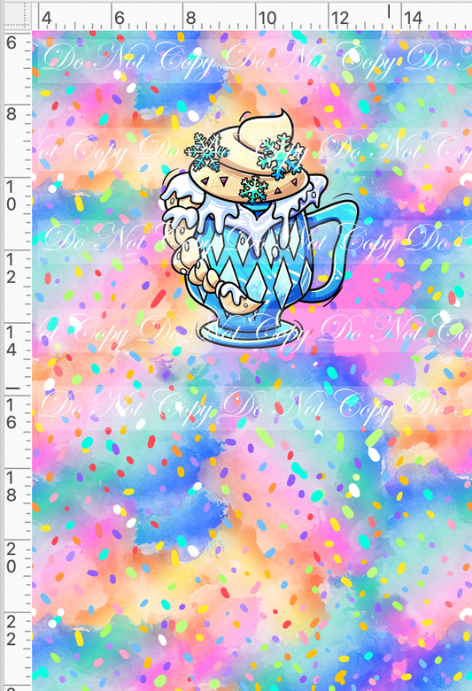 Hot Cocoa-Panel-Colorful-Snow Queen cup-Child
