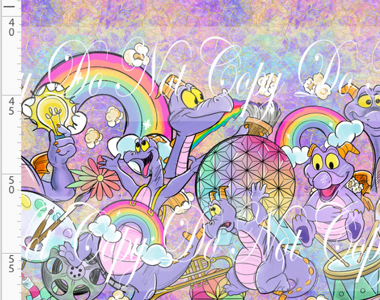 Imagination Dragon - Double Border - REGULAR SCALE