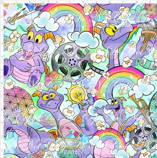 Imagination Dragon - Toss - Blue Green - REGULAR SCALE