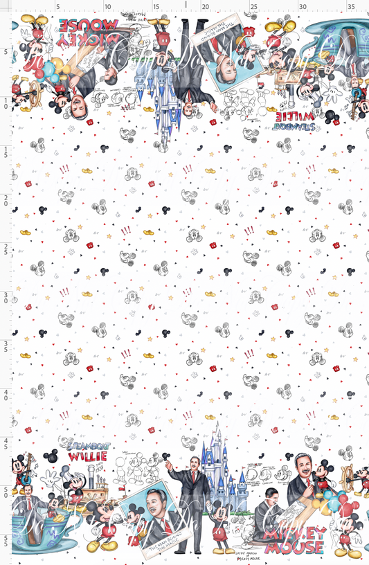 It started with a mouse-double border-blue castle