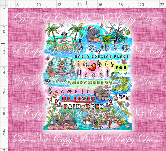 Jingle Cruise - Panel - joke - mauve - adult