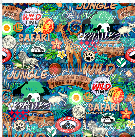 Jungle Journey - Signs - Dark blue