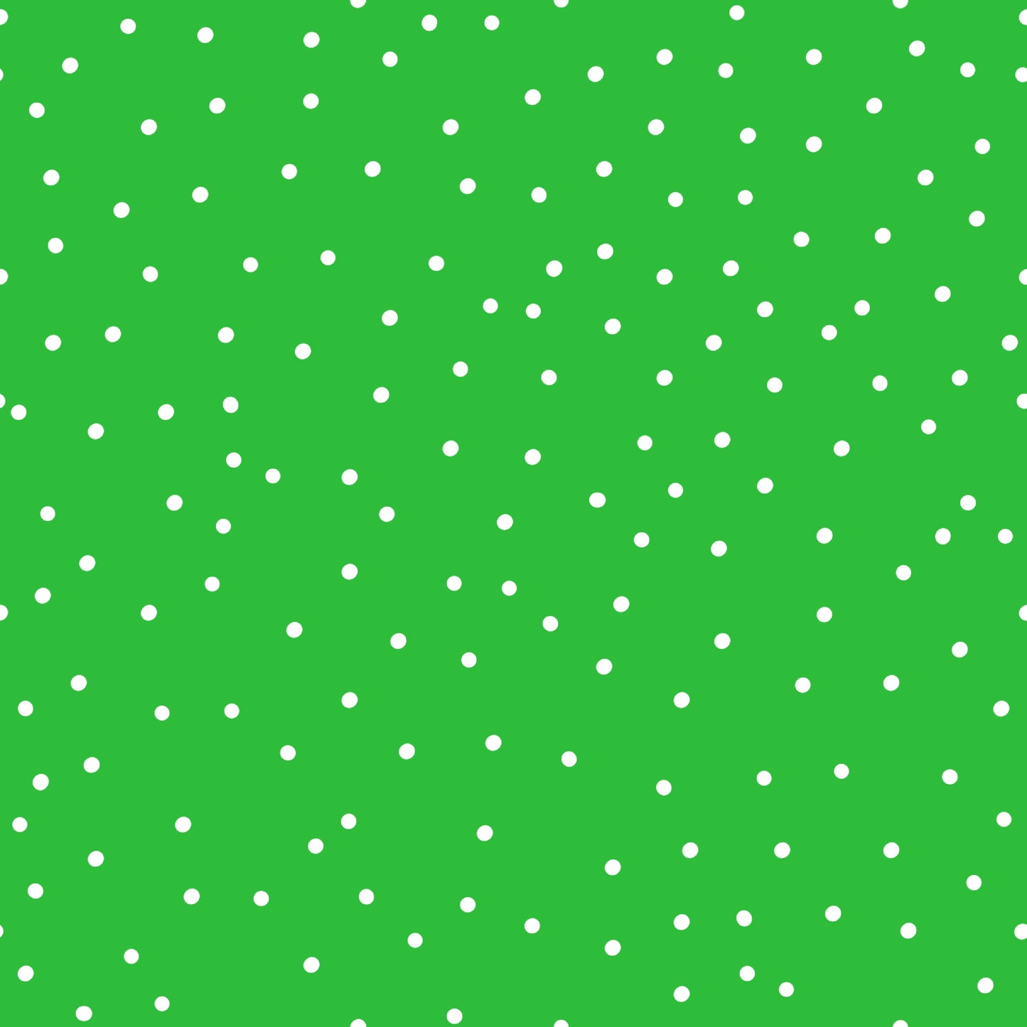 Kawaii Christmas - Polka Dots - Green
