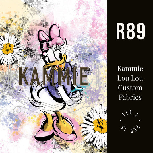 Lady Duck - Full Size Blanket Panel 58W x 72H