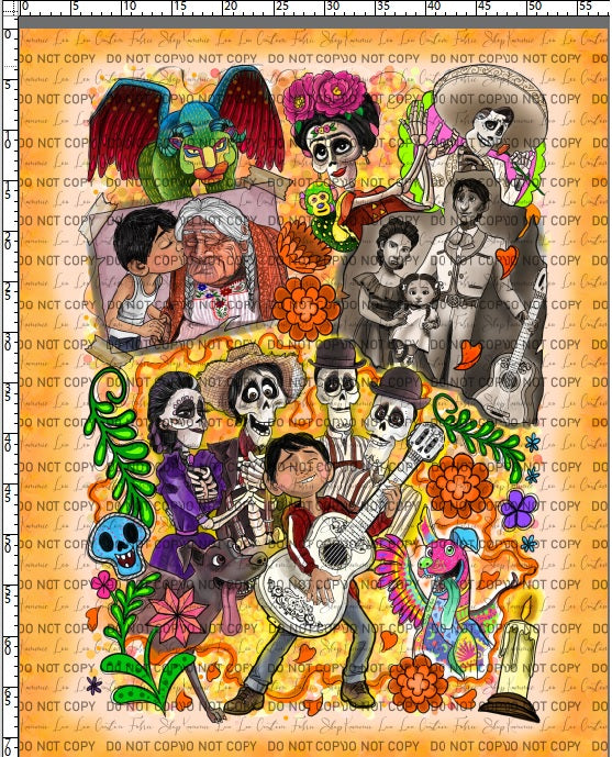 Land of the Dead - Full Size Blanket Panel 58W x 72H