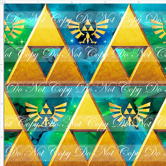 Legend-Triangle coordinate-blue green-Reg-Large Scale