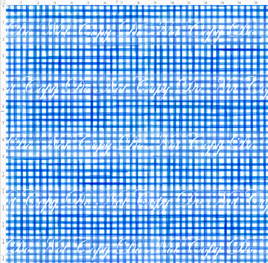 Lemon Drop Mouse - Plaid - Blue