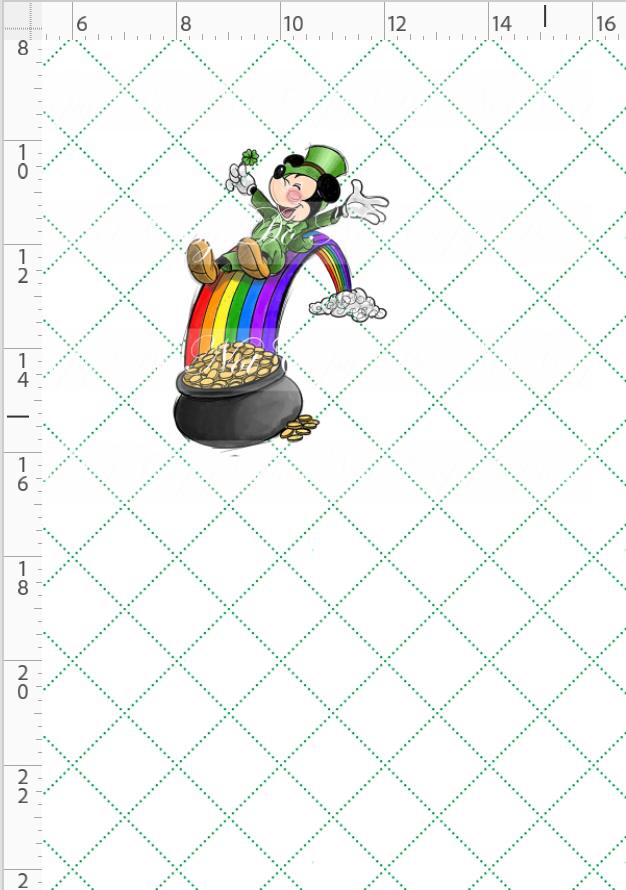 Lucky Mouse - Panel - Rainbow Slide - CHILD